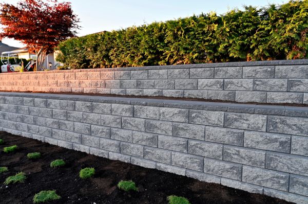 Concrete Retaining Wall Installation in Lakeville