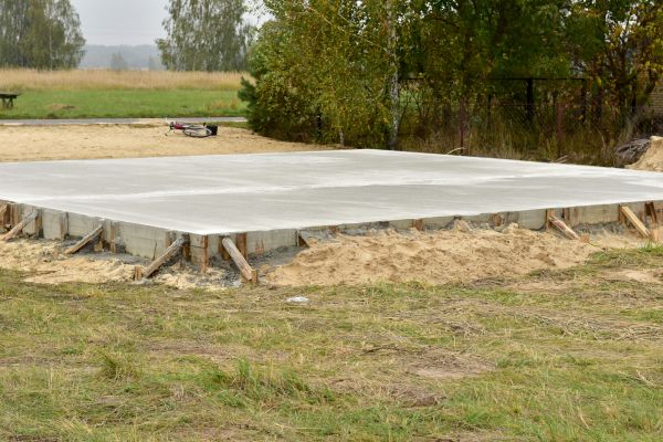 Concrete Base Installation in Lakeville