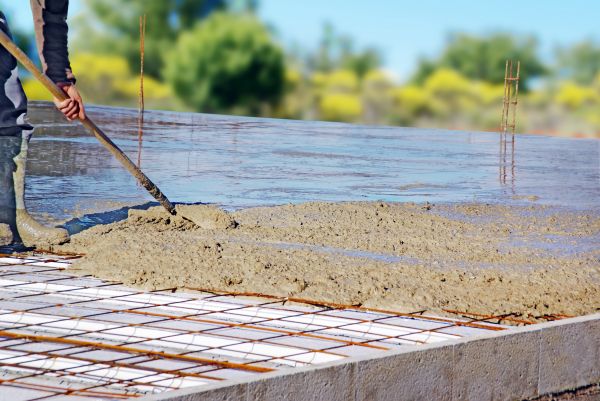 Cement Slab Laying in Lakeville