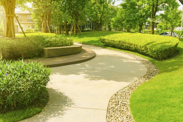 Cement Walkway Installation in Lakeville