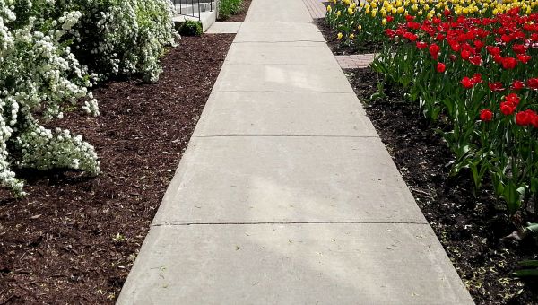 Cement Sidewalk Installation in Lakeville