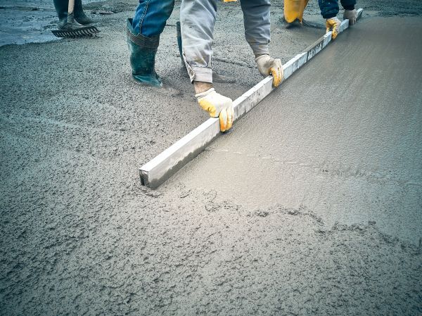 Cement Slab Installation in Lakeville