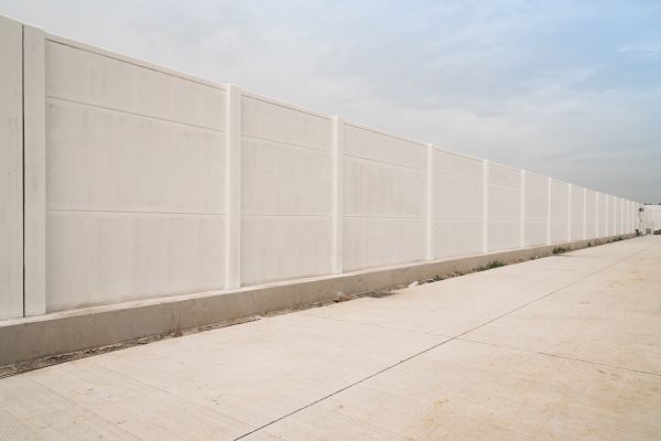 Concrete Fence Construction in Lakeville
