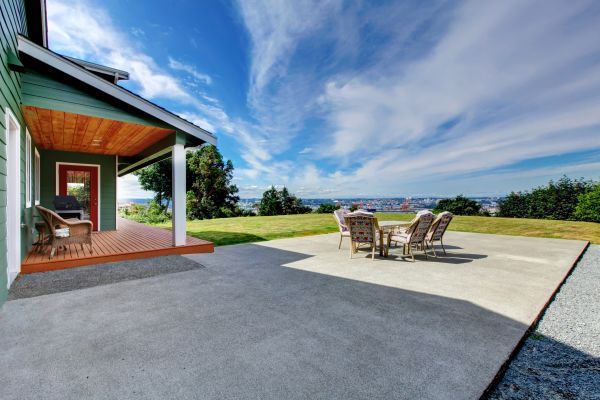 Backyard Concrete Paving in Lakeville