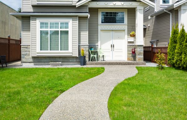Concrete Path Construction in Lakeville
