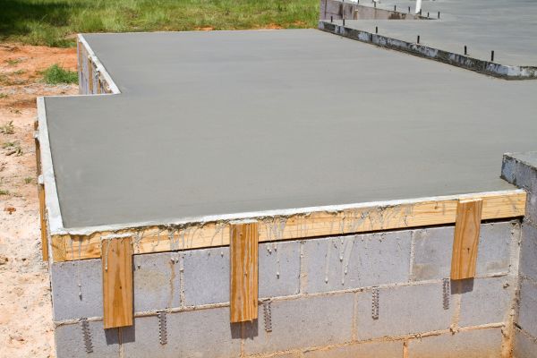 Concrete Slab Installation in Lakeville