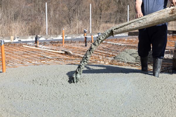 Pole Barn Slab Pouring in Lakeville