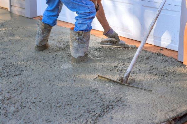 Driveway Slab Construction in Lakeville