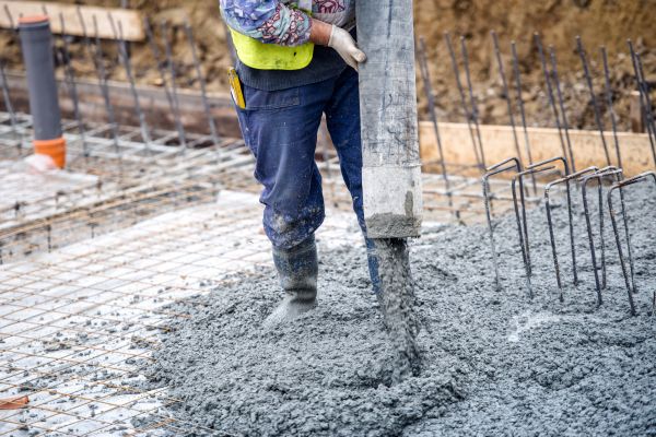 Cabin Foundation Pouring in Lakeville